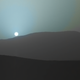 Un atardecer real fotografiado desde la superficie de Marte por el rover Curiosity